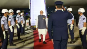 PM Modi arrives in Brazil