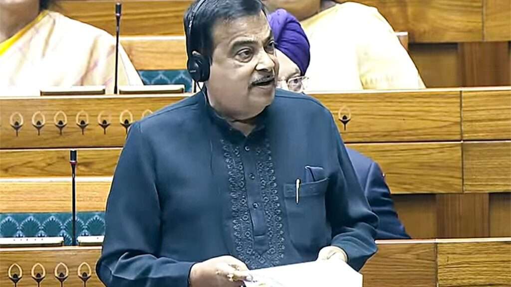 Nitin Gadkari gets back